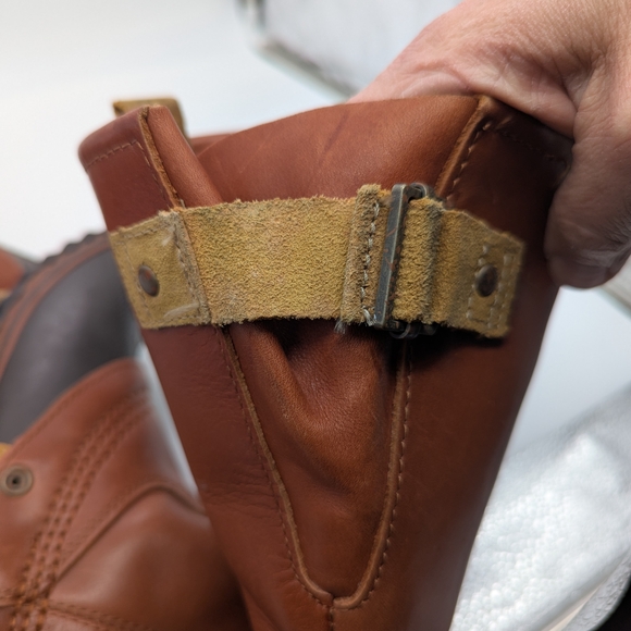 Vintage Sorel Slimpack Riding Boots Size 7 EU 38 Rare Cinnamon Spot On Front - Picture 9 of 12